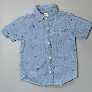 Gymboree Toddler Denim Anchor Button Down